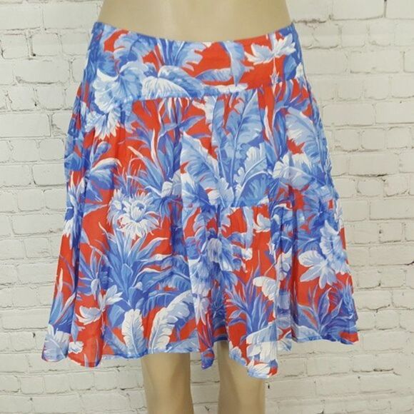 𝅺J Crew Tiered Mini Skirt Ratti Rio Floral 8 NEW - Picture 2 of 8